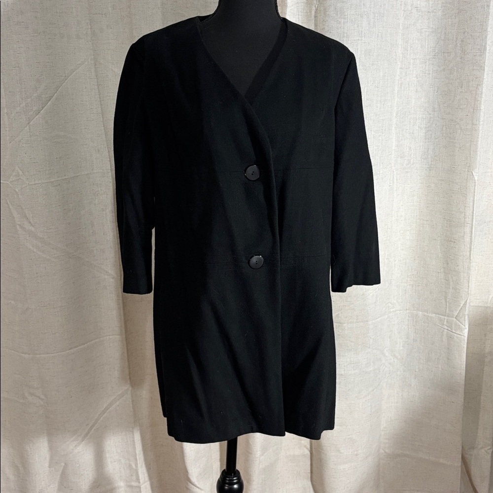 Vntage 60s Gloria Swanson by Puritan Forever Young Black Women’s Light Jacket